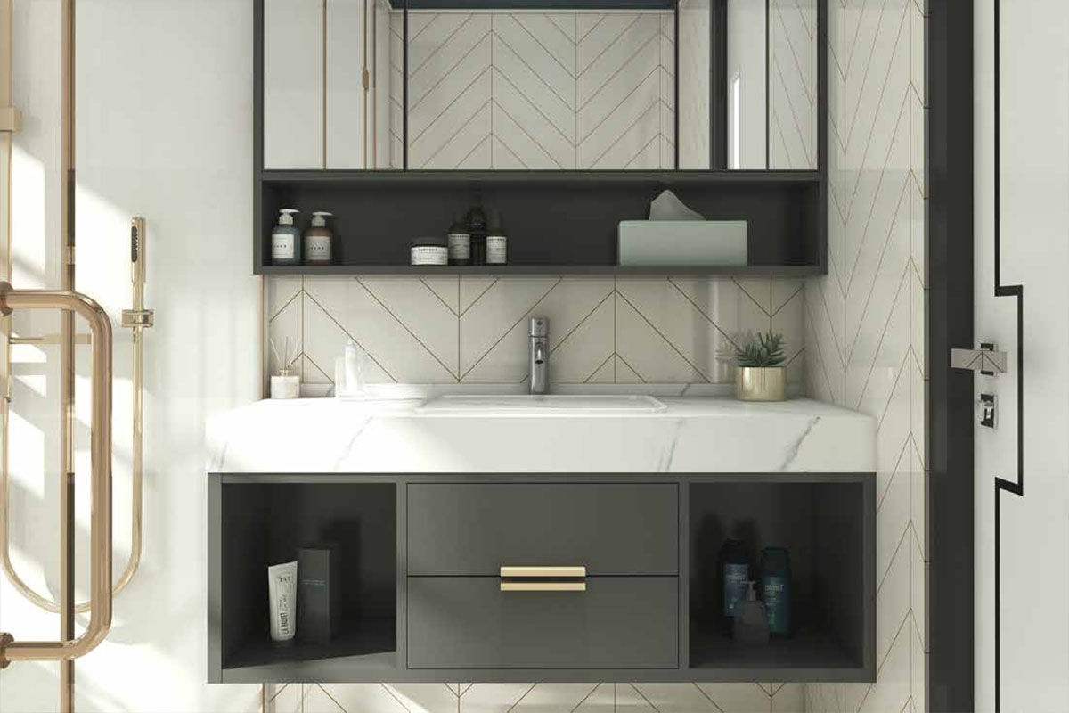 歐美風情·浴室柜系列 歐美風情·浴室柜系列